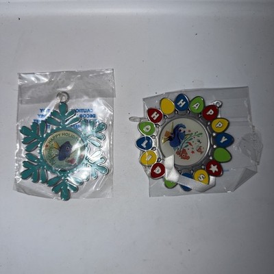New Disney Movie Club Christmas Ornament Dory Finding Nemo Happy Holidays Lot 2.