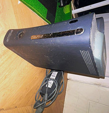 Microsoft Xbox 360 Black Console Bundle, 2 Wireless Controllers, Power Supply