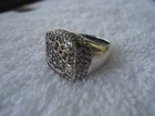 FINE 9.8 GRAM SIZE 6 SIGNED SANRIO STERLING SILVER HELLO KITTY RING WITH STONES — photo 4