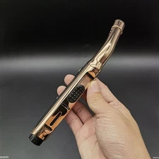 Butane Jet Adjustable Flame Gun Torch Lighter Welding Windproof Refillable Gold