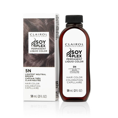Permanent Liquicolor for Light Brown/Medium Brown Hair Color with 100% Gray Cove