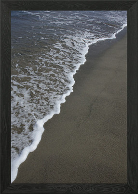 Strand Wellen Nahaufnahme Druck Gerahmtes Wandbild Poster Leinwanddruck Bild