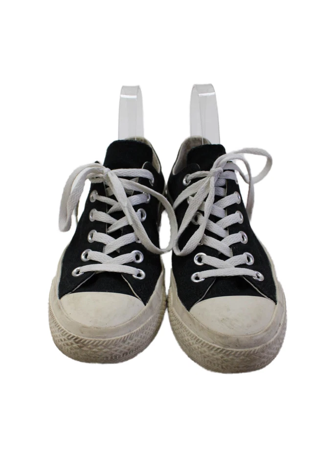 Play Comme Des Garcons X Converse женщин холст кроссовки обувь черный размер 7 - Изображение 2 из 4