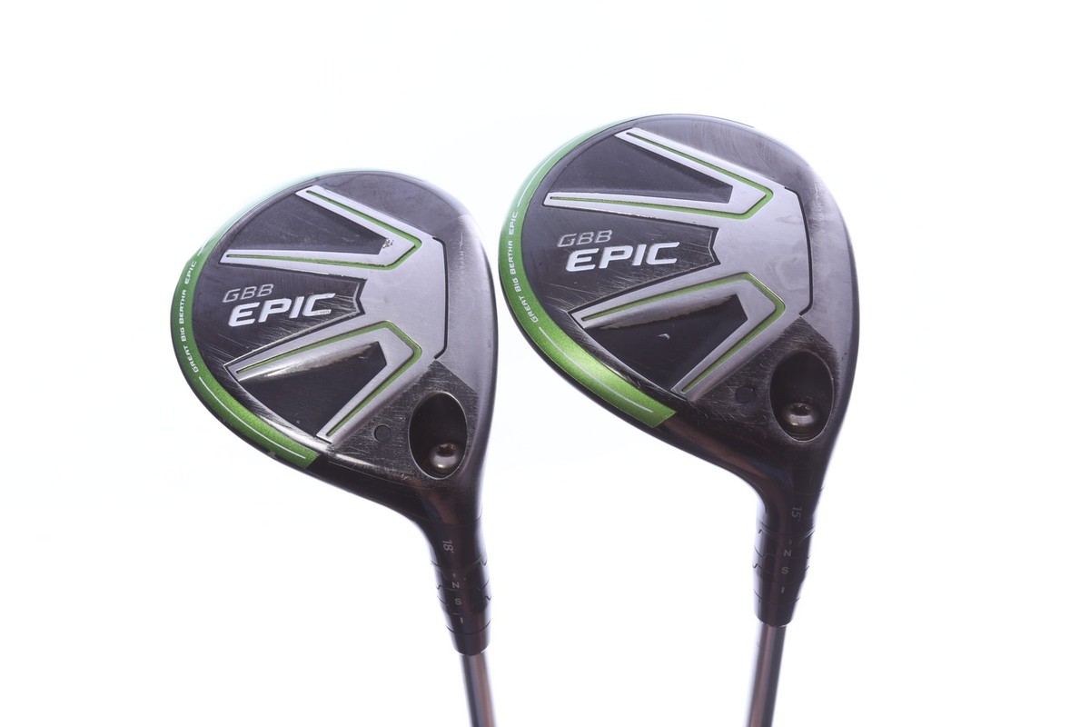 Callaway GBB EPIC ３W LINQ65 S Callaway GBB Epic 3W, 5W Fairway Wood Set RH Graphite Shaft