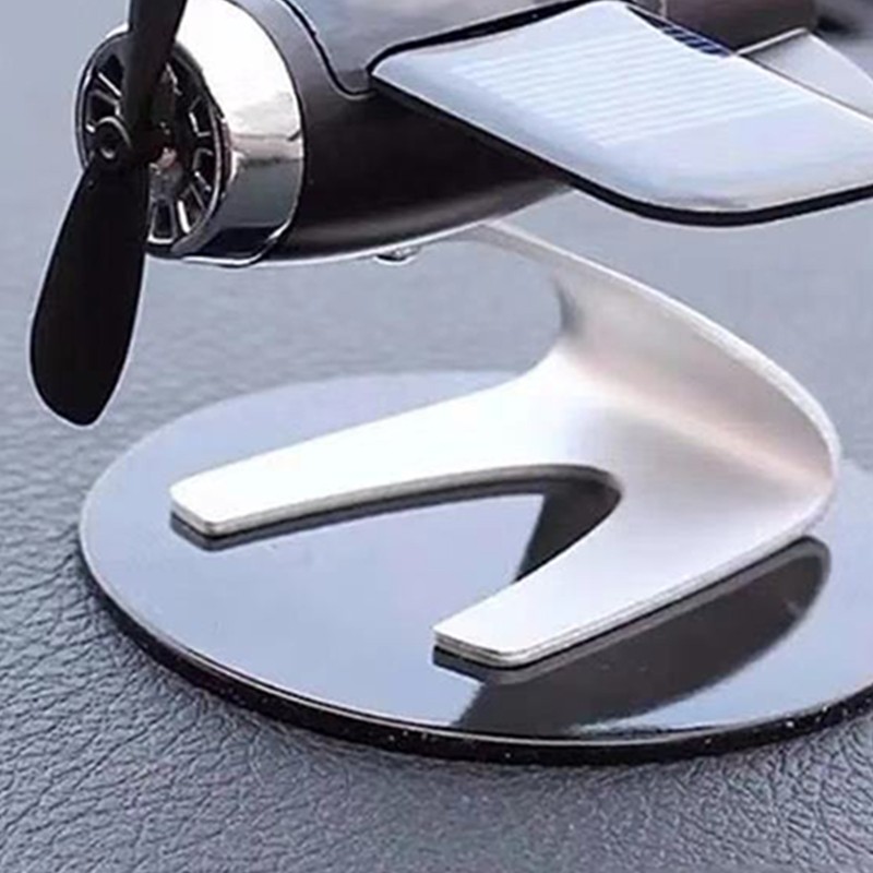 Dashboard Aircraft Ornament Solar Rotation Car Air Freshener Aromatherapy Diffus