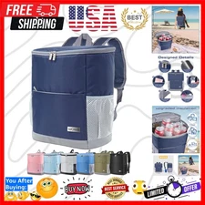 Versatile Insulated Cooler Bag - Stylish Backpack for Lunch, Picnic, and Travel