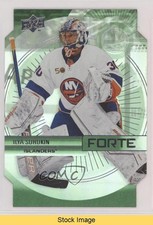 2023-24 Upper Deck Series 1 Forte Green Die-Cut Ilya Sorokin #F-15 READ 19le