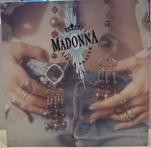 Madonna Like A Prayer 1-25844 Sire 1989 1st Press AIDS Flyer and Patchouli Scent