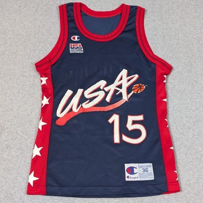Hakeem Olajuwon USA Champion Basketball Jersey Youth Size 36