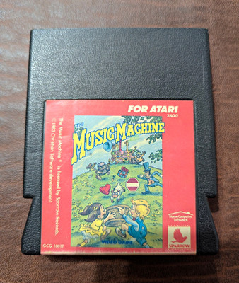The Music Machine Sparrow Records Atari 2600 Video Game 1983 Rare Grail