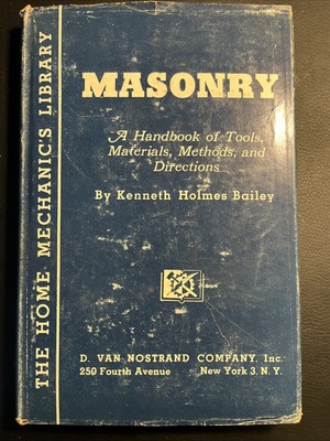 Masonry By Kenneth Holmes Bailey