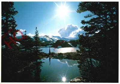 Ansichtskarte -: Yosemite Nationalpark, Ellery Lake, High Sierra [Auswirkung]