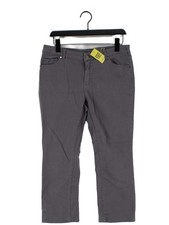White Stuff Women's Jeans UK 14 Grey Cotton with Elastane Cropped