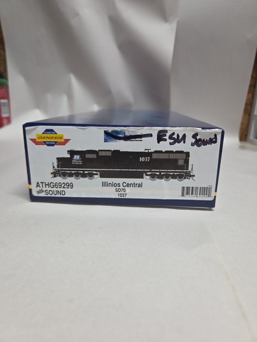 ATHG69299 Athearn Genesis SD70 Illinois Central #1037 ESU DCC Sound | Condition: Used