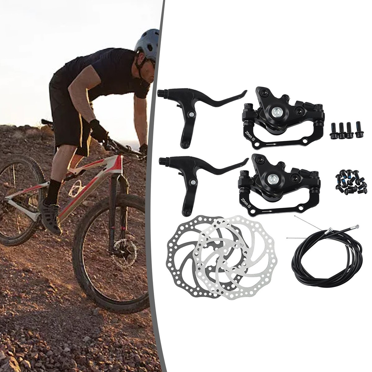 Gymforward HemeraPhit 2pcs Mountain Bike Rotors G3 Bicycle Brake Disc