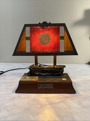 Vintage Lionel Train Animated Hudson 700E Locomotive Table Lamp Motion Sound.