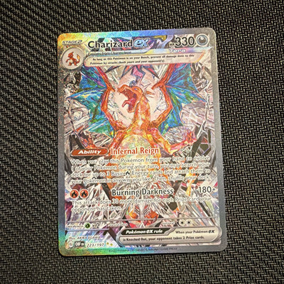 Pokemon TCG Charizard ex 223/197 SV03 Obsidian Flames SIR Full Art Holo