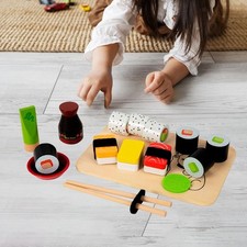 Pretend Play Kitchen Toys Sushi Food Play Learning Toy Preschool Interactive