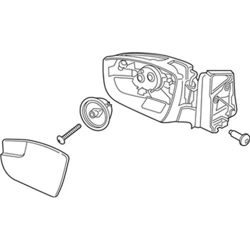 Genuine Ford Mirror Assembly GJ5Z-17683-BA
