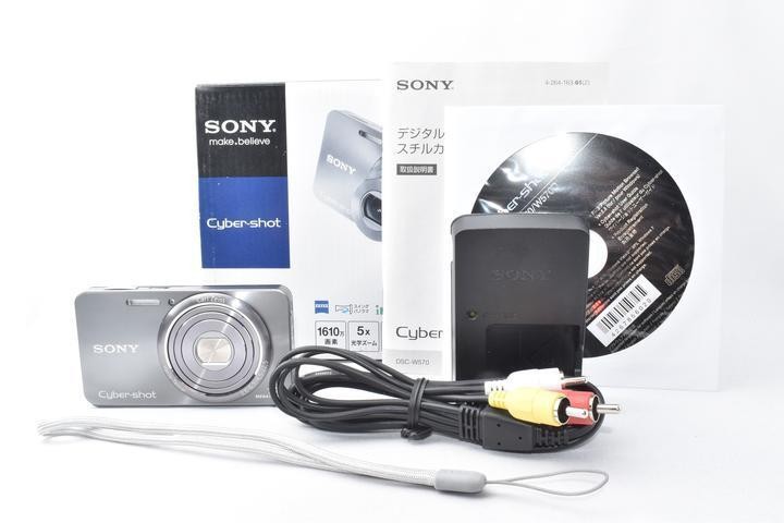 Sony Cyber-Shot Dsc-W570 Silver With Original Box | eBay