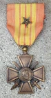 BEAUTIFUL 1939 - 1945 WAR CROSS @ ONE STAR @ WWII 1939 - 1945 CROSS @ TOP