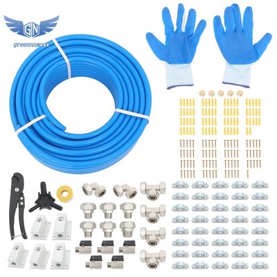 Compressed Air Line Kit 3/4  × 200FT, Shop Air Line Kit, Shop Air Compressor