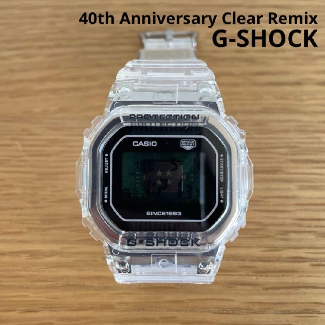 Casio G-Shock DW-5000 40th Anniversary Clear Remix Digital