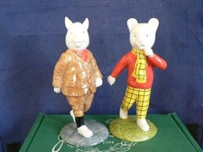 BESWICK  RUPERT BEAR and PODGY PIG  as new  condition  BOXED/CERT ltd edition