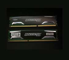 Crucial Ballistix Sport DDR3 2x4GB (8GB) 1600MHz CL9 Ram Kit. DIMM Slot Memory.