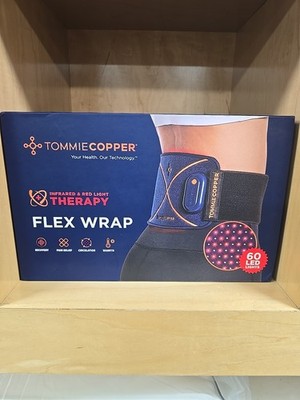 Tommie Copper Flex Wrap Infrared Red Light Therapy Heating Pad 60 LED New