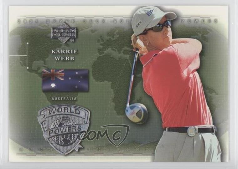 2004 Upper Deck World Powers Karrie Webb #107 8d1