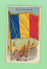 1909-1911 T59 FLAGS OF ALL NATIONS - RECRUIT LITTLE CIGARS TOBACCO - ROUMANIA