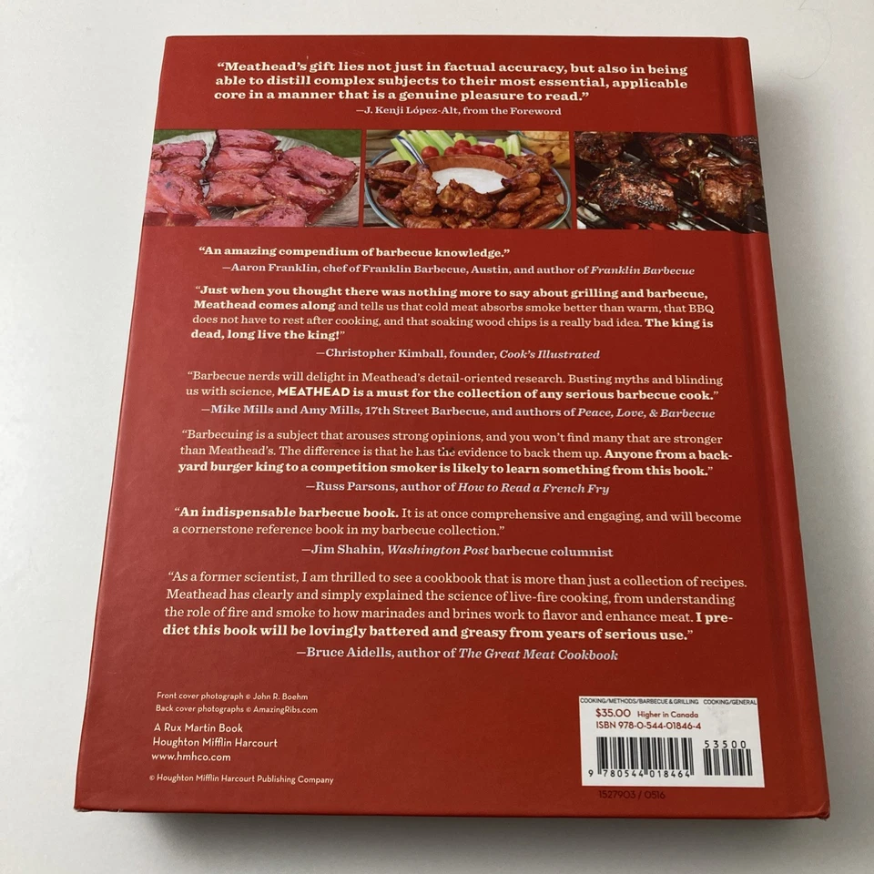 Meathead by Meathead Goldwyn Science of Barbecue and Grilling  Hardcover BBQ - image 2 of 4