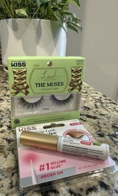Kiss Lash Couture the Muses Collection Handmade Legacy Black & Lash Adhesive NIB