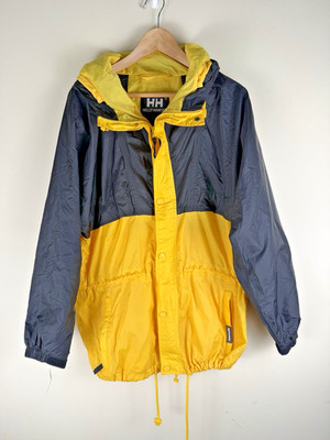 Helly Hansen Tech Packable Mesh Lined Vented Windbreaker Rain Jacket Men s Small