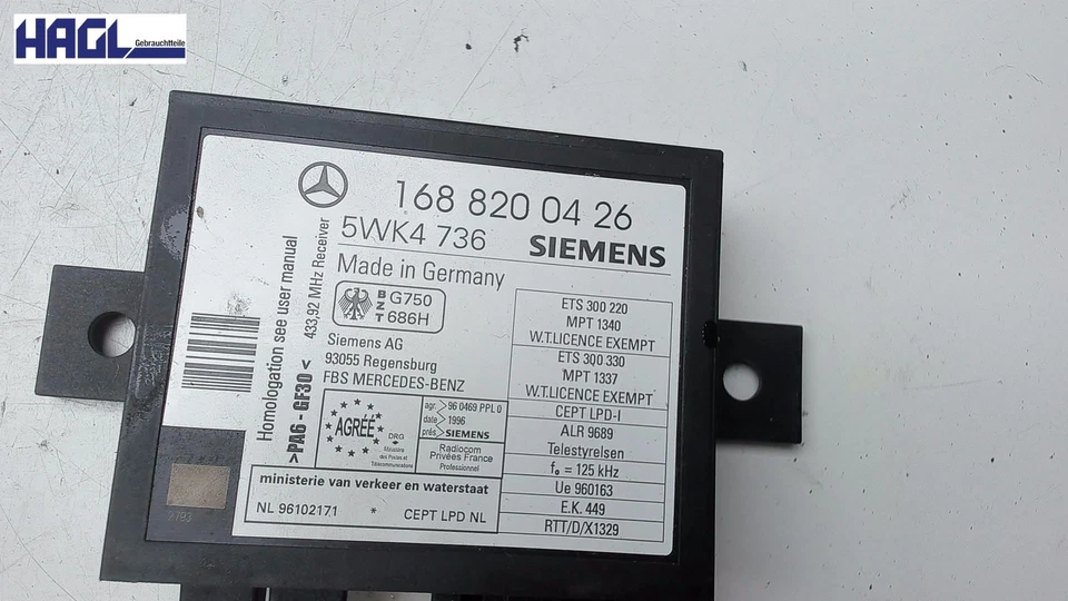 Centralina ECU Siemens 1688200426 5WK4736 Mercedes-Benz SLK 200 170 Roadster - Immagine 4 di 4