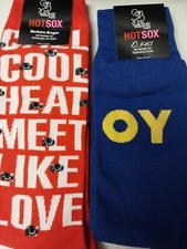  Mens Socks 2 RARE Famous🎨Artist inspired & Sold Exclusively@ Barneys New York 