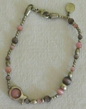 Bracelet Clio Blue en Argent Massif 925 Perles Mauve et Rose