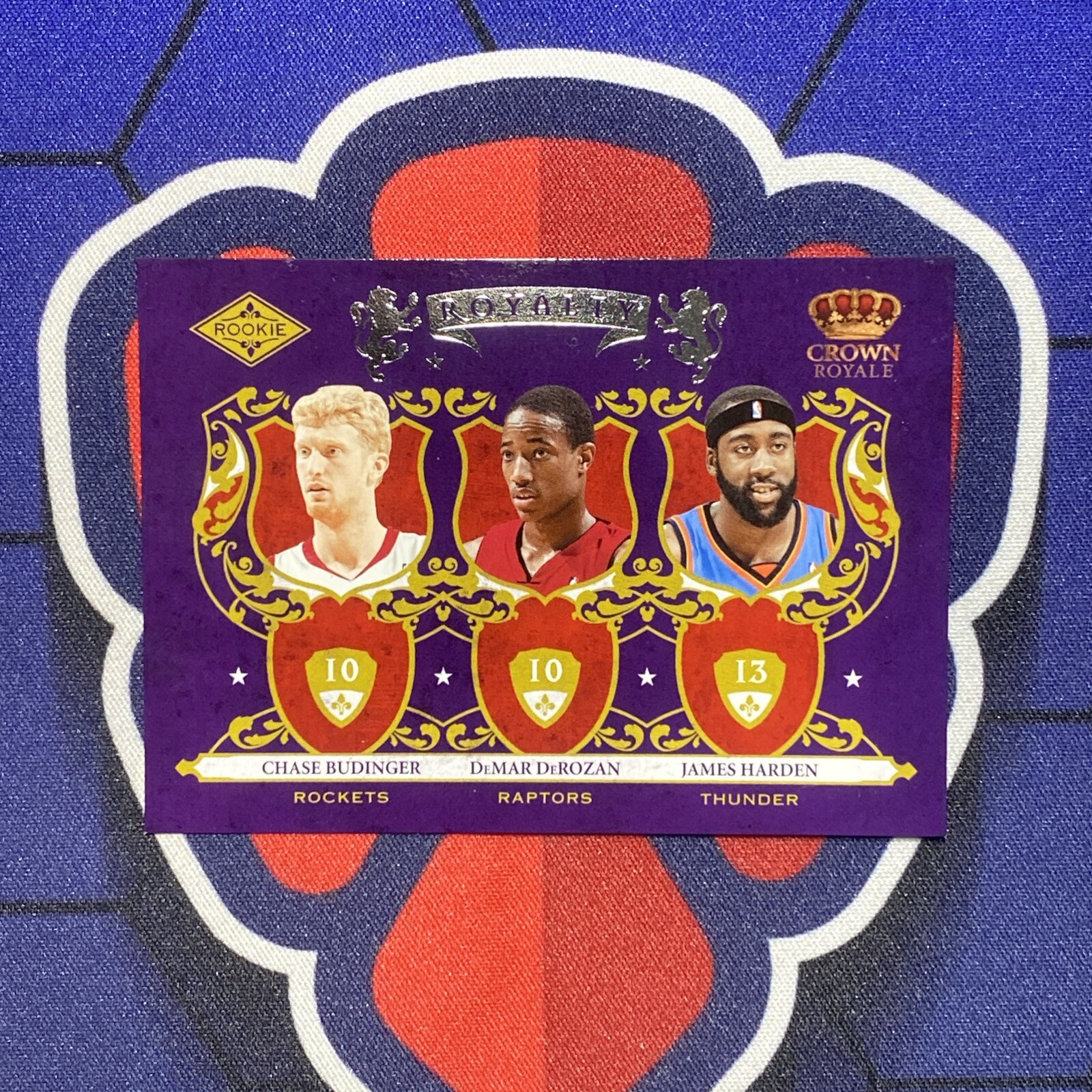 2009-10 Crown Royale Rookie Royalty #4 Chase Budinger DeMar DeRozan James Harden