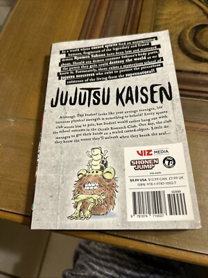 Jujutsu Kaisen manga vol.1 English edtion New | eBay