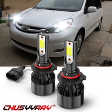 For Toyota Sienna 2004-2010 Led Headlight 9005 White Bright High Beam Bulbs