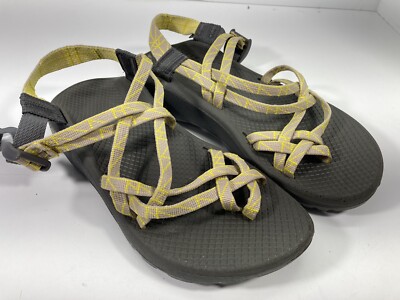 Chaco Z Cloud X2 Sandals Womens Size 8 Prime Yellow Strappy Sport Hiking Water