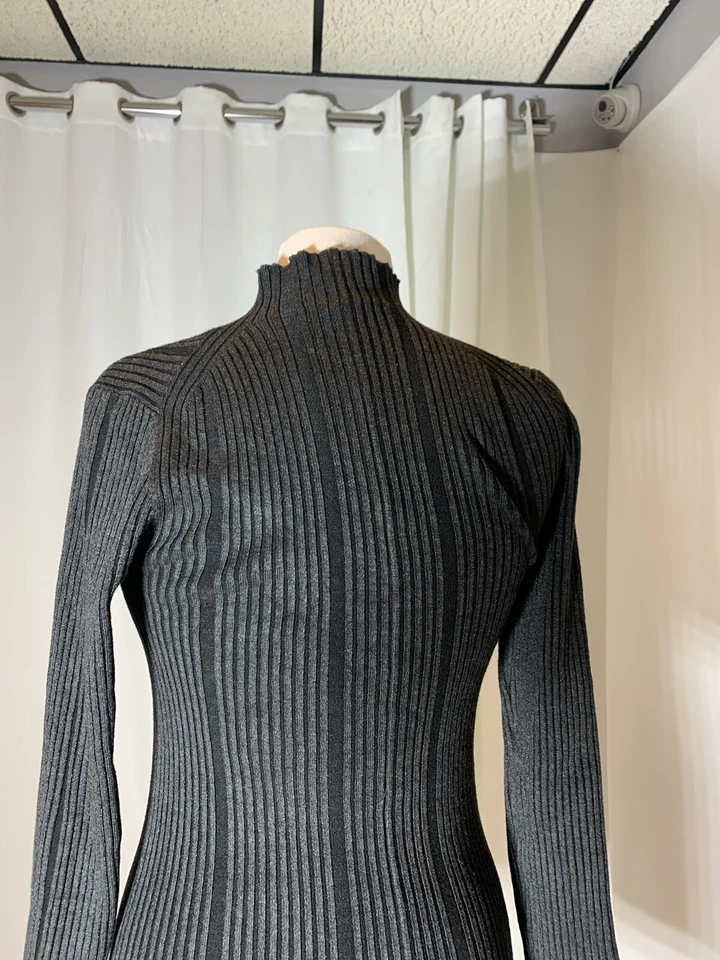NWT French Connection Mari Ribbed Long Sleeve Sweater Dress Size M,$128 - Image 4 of 4