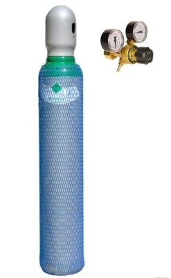 SILESIANGAZ ARGON 8 Liter Gasflasche Reines Schweißgas MIG/MAG/WIG Gas mit druckminderer