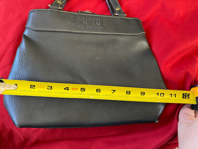 VINTAGE ESPRIT FAUX LEATHER BAG PURSE CROSSBODY 90s