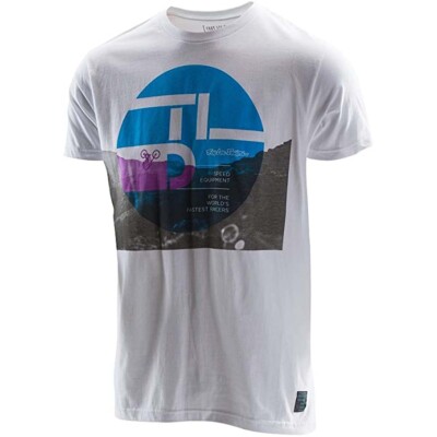 Troy Lee Designs TLD After Affect Short Sleeve Tee T-Shirt White Men's Medium M