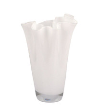 30cm Fazzoletto Vase wohl Murano Venezian Glas 60er 70er Jahre Mid Century Glas