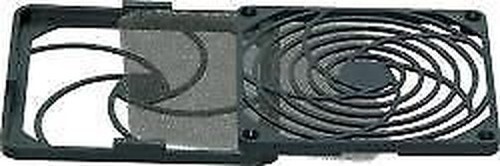 Fan Guard Grille Case with Filter 120x120mm Black 45ppi