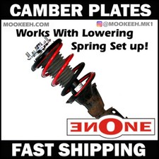 Mookeeh Front Camber Plate Plates For Rsx With Lowering Springs Coilover Kits