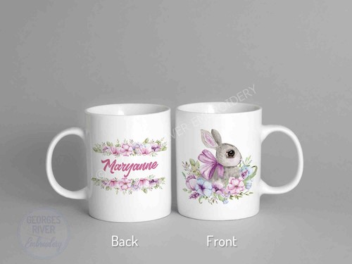 Personalised Woodland Animal mug gift - Kitty, Fox and Rabbit Designs - 第 3/6 張圖片
